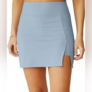 Beyond yoga Heather Rib Hold Court Skirt